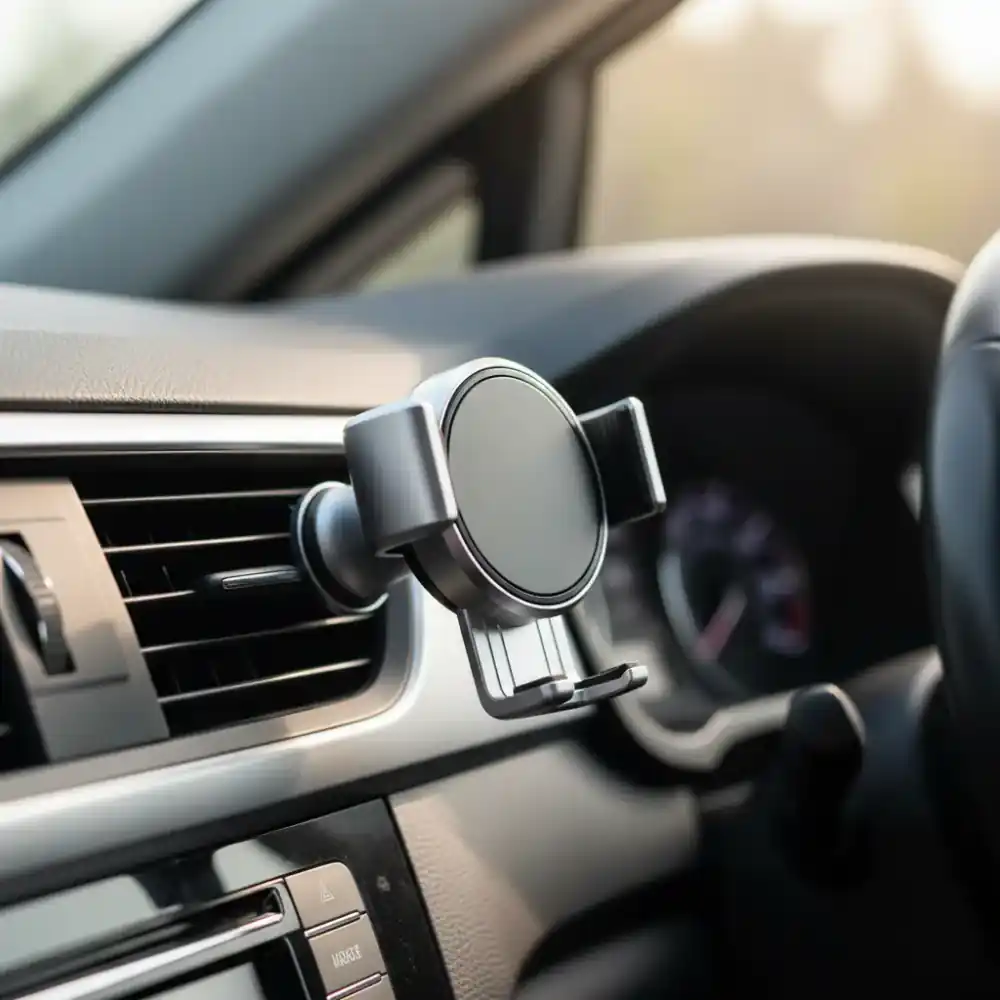Magnetic air vent mount