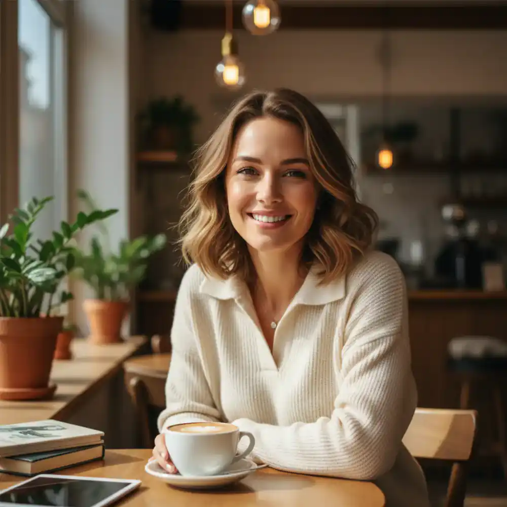 Portrait of a customer